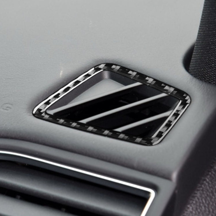 Car Carbon Fiber Dashboard Air Outlet Decorative Sticker for Ford Explorer 2013-2019, Left Drive by buy2fix