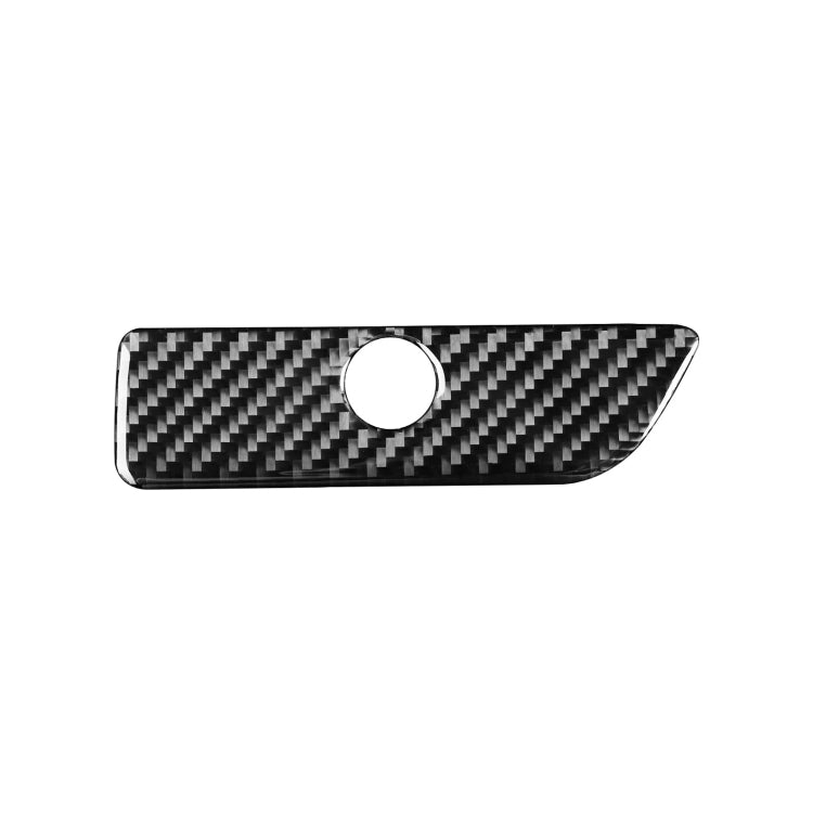 Car Carbon Fiber Storage Box Handle Decorative Sticker for Ford Explorer 2013-2019, Left Drive by buy2fix