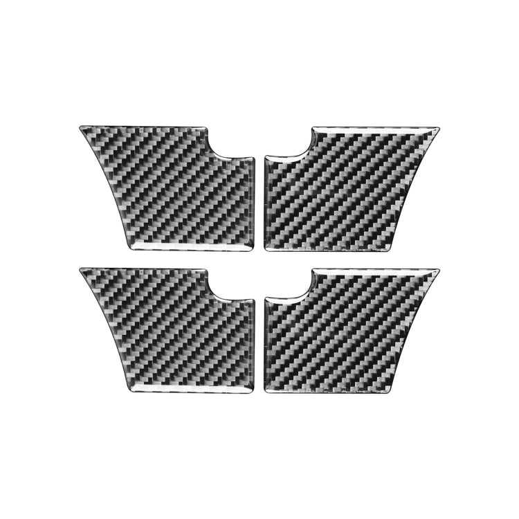 Car Carbon Fiber Inner Door Bowl Decorative Sticker for Ford Explorer 2013-2019, Left Drive by buy2fix