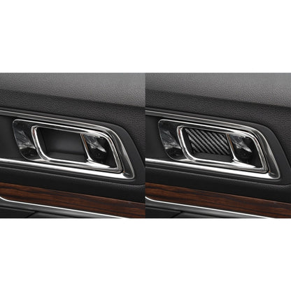 Car Carbon Fiber Inner Door Bowl Decorative Sticker for Ford Explorer 2013-2019, Left Drive by buy2fix