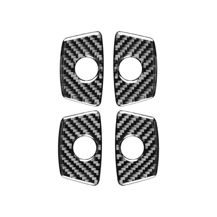 Car Carbon Fiber Door Decorative Sticker for Ford Explorer 2013-2019, Left Drive by buy2fix