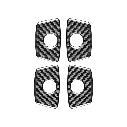 Car Carbon Fiber Door Decorative Sticker for Ford Explorer 2013-2019, Left Drive by buy2fix