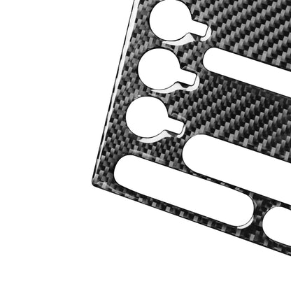 Car Carbon Fiber Air Conditioning Panel Decorative Sticker for Ford Explorer 2016-2019, Left Drive by buy2fix