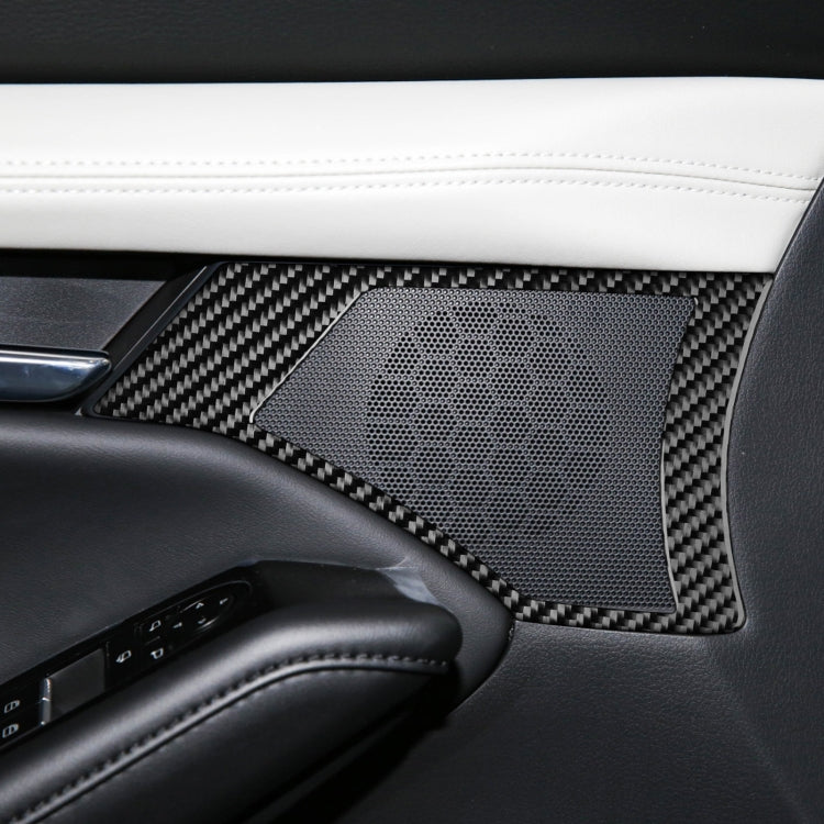 Car Front Door Speaker Frame Decorative Sticker for Mazda 3 Axela 2020, Left and Right Drive by buy2fix