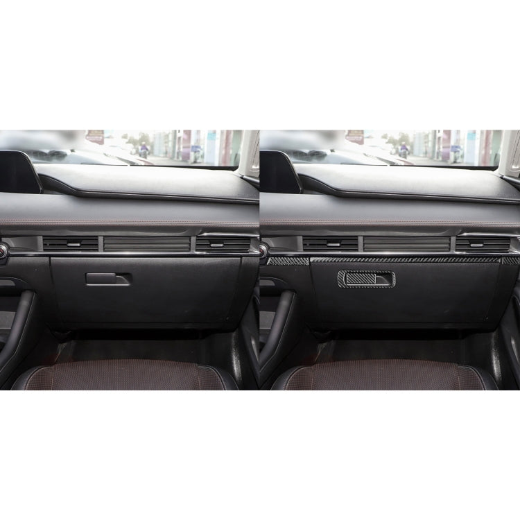 Car Carbon Fiber Storage Frame Decorative Sticker for Mazda 3 Axela 2020, Left and Right Drive by buy2fix