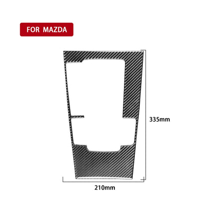 Car Carbon Fiber Central Control Gear Panel Decorative Sticker for Mazda 3 Axela 2020, Left Drive by buy2fix