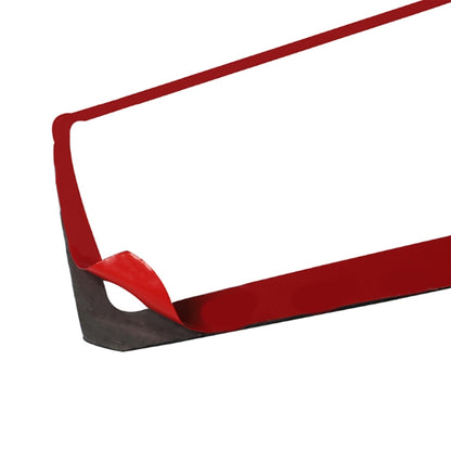 2 in 1 Car Carbon Fiber Multimedia Navigation Button Frame Decorative Sticker for Nissan 370Z / Z34 2009-, Left and Right Drive Universal (Red) by buy2fix