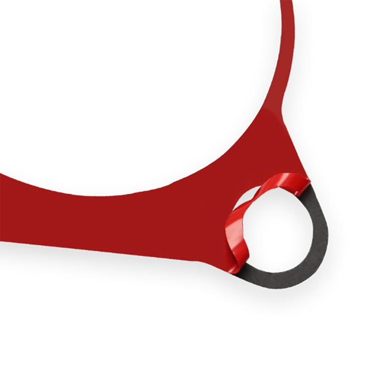 5 in 1 Car Carbon Fiber Gear Water Cup Holder Panel Decorative Sticker for Nissan 370Z / Z34 2009-, Right Drive (Red) by buy2fix