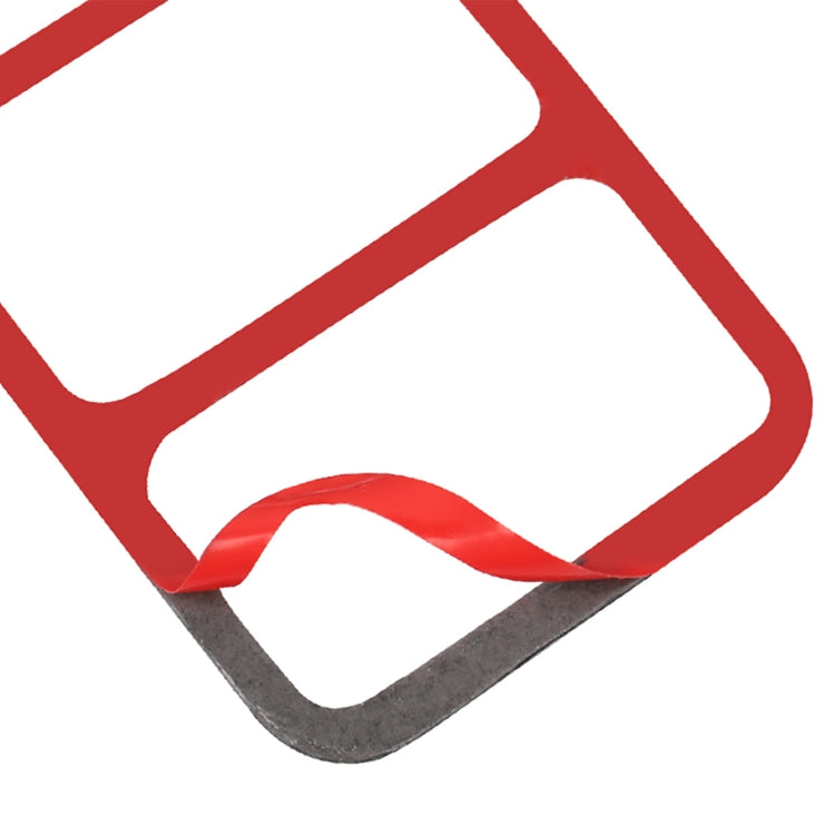 Car Carbon Fiber Central Control Heating Button Frame Decorative Sticker for Nissan 370Z / Z34 2009-, Left and Right Drive Universal (Red) by buy2fix