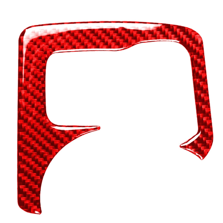 Car Carbon Fiber Central Control Heating Button Decorative Sticker for Nissan 370Z / Z34 2009-, Left and Right Drive Universal (Red) by buy2fix
