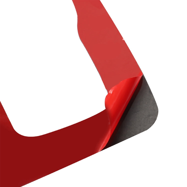 Car Carbon Fiber Central Control Heating Button Decorative Sticker for Nissan 370Z / Z34 2009-, Left and Right Drive Universal (Red) by buy2fix