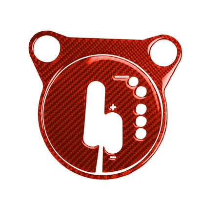 2 in 1 Car Carbon Fiber Automatic Gear Shifting Transmission Panel Decorative Sticker for Nissan 370Z / Z34 2009-, Right Drive (Red) by buy2fix