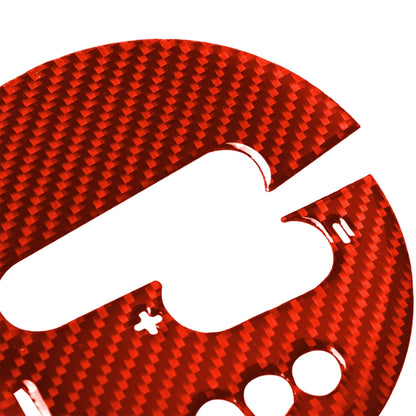 2 in 1 Car Carbon Fiber Automatic Gear Shifting Transmission Panel Decorative Sticker for Nissan 370Z / Z34 2009-, Right Drive (Red) by buy2fix