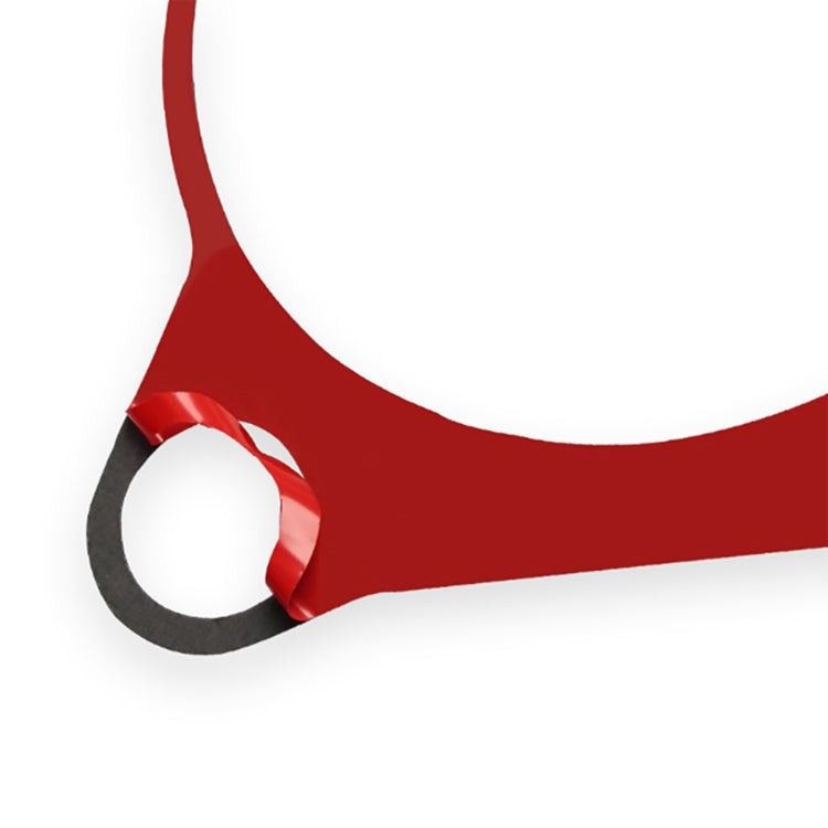 2 in 1 Car Carbon Fiber Automatic Gear Shifting Transmission Panel Decorative Sticker for Nissan 370Z / Z34 2009-, Right Drive (Red) by buy2fix