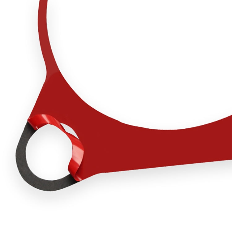 2 in 1 Car Carbon Fiber Automatic Gear Shifting Transmission Panel Decorative Sticker for Nissan 370Z / Z34 2009-, Left Drive (Red) by buy2fix