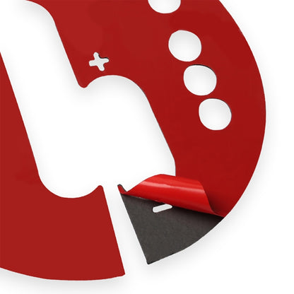 Car Carbon Fiber Automatic Transmission Panel Decorative Sticker for Nissan 370Z / Z34 2009-, Right Drive (Red) by buy2fix