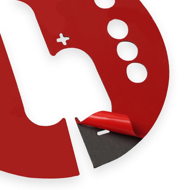 Car Carbon Fiber Automatic Transmission Panel Decorative Sticker for Nissan 370Z / Z34 2009-, Left Drive (Red) by buy2fix