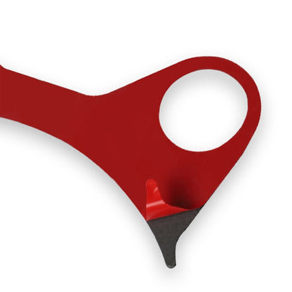 Car Carbon Fiber Manual Gear Panel Decorative Sticker for Nissan 370Z / Z34 2009-, Left and Right Drive Universal (Red) by buy2fix