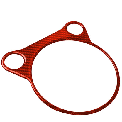 Car Carbon Fiber Automatic Gear Panel Decorative Sticker for Nissan 370Z / Z34 2009-, Left and Right Drive Universal (Red) by buy2fix