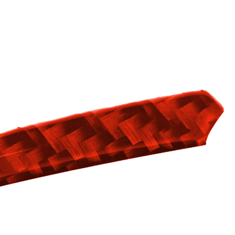 5 in 1 Car Carbon Fiber Speed Dashboard Decorative Sticker for Nissan 370Z / Z34 2009-, Left and Right Drive Universal (Red) by buy2fix