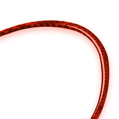 Car Carbon Fiber Speed Dashboard Decorative Sticker for Nissan 370Z / Z34 2009-, Left and Right Drive Universal (Red) by buy2fix