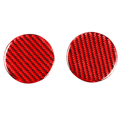 Car Carbon Fiber Water Cup Holder Mat Decorative Sticker for Chevrolet Camaro 2016-2019, Left and Right Drive Universal (Red) by buy2fix