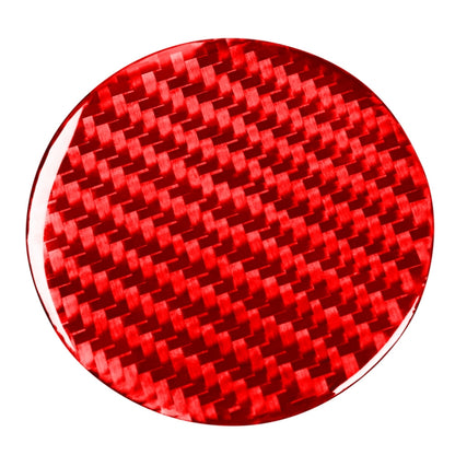 Car Carbon Fiber Water Cup Holder Mat Decorative Sticker for Chevrolet Camaro 2016-2019, Left and Right Drive Universal (Red) by buy2fix