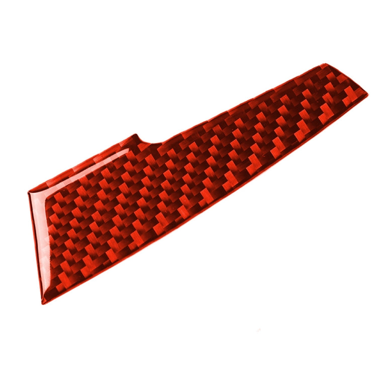 7 in 1 Car Carbon Fiber Center Control Gear Outside Frame Decorative Sticker for Chevrolet Camaro 2016-2019, Left Drive (Red) by buy2fix