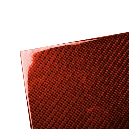 Car Carbon Fiber Shutter Decorative Sticker for Chevrolet Camaro 2017-2019, Left and Right Drive Universal (Red) by buy2fix