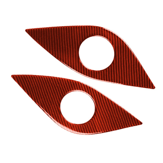 Car Carbon Fiber Rear Horn Decorative Sticker for Chevrolet Camaro 2017-2019, Left and Right Drive Universal (Red) by buy2fix