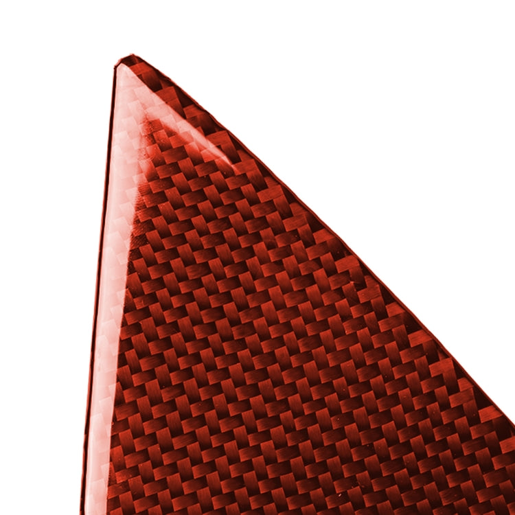 Car Carbon Fiber Rear Horn Decorative Sticker for Chevrolet Camaro 2017-2019, Left and Right Drive Universal (Red) by buy2fix