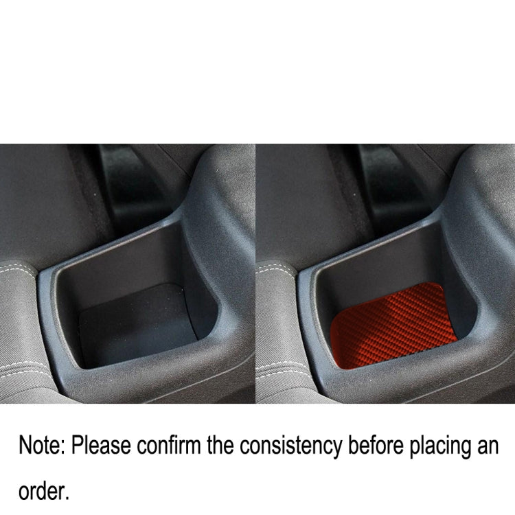 Car Carbon Fiber Rear Storage Box Decorative Sticker for Chevrolet Camaro 2017-2019, Left and Right Drive Universal (Red) by buy2fix