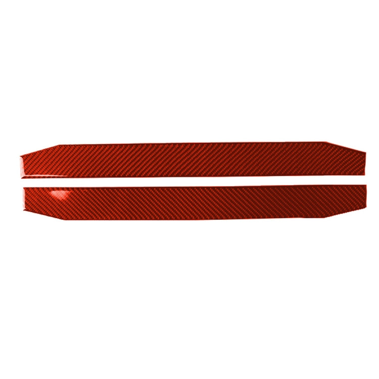 Car Carbon Fiber Welcome Pedal Panel Decorative Sticker for Chevrolet Camaro 2017-2019, Left and Right Drive Universal (Red) by buy2fix