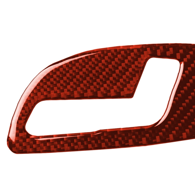 Car Carbon Fiber Seat Adjustment Panel Decorative Sticker for Chevrolet Camaro 2017-2019, Left and Right Drive Universal (Red) by buy2fix
