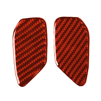 Car Carbon Fiber Inside Door Bowl Decorative Sticker for Chevrolet Camaro 2017-2019, Left and Right Drive Universal (Red) by buy2fix