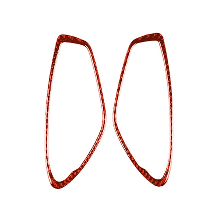 Car Carbon Fiber Inside Door Handle Decorative Sticker for Chevrolet Camaro 2017-2019, Left and Right Drive Universal (Red) by buy2fix