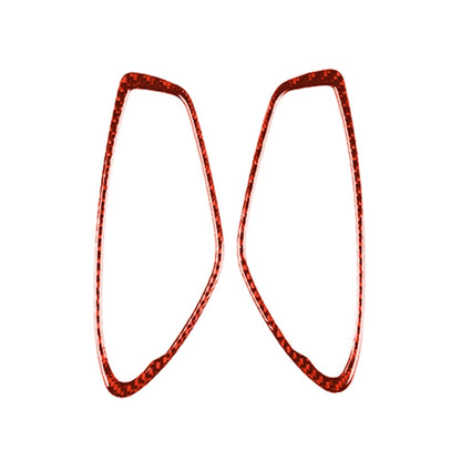 Car Carbon Fiber Inside Door Handle Decorative Sticker for Chevrolet Camaro 2017-2019, Left and Right Drive Universal (Red) by buy2fix