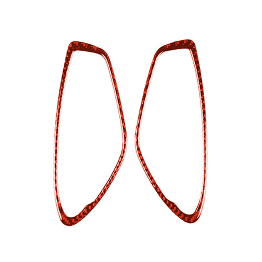 Car Carbon Fiber Inside Door Handle Decorative Sticker for Chevrolet Camaro 2017-2019, Left and Right Drive Universal (Red) by buy2fix