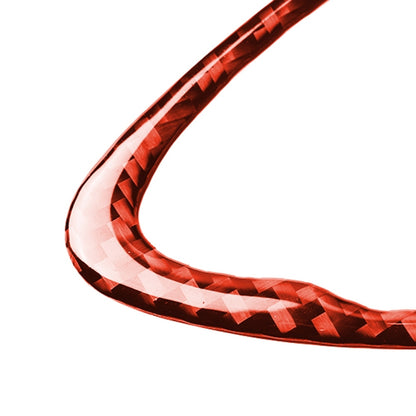 Car Carbon Fiber Inside Door Handle Decorative Sticker for Chevrolet Camaro 2017-2019, Left and Right Drive Universal (Red) by buy2fix