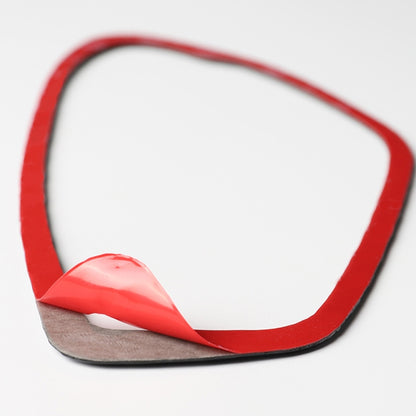 Car Carbon Fiber Inside Door Handle Decorative Sticker for Chevrolet Camaro 2017-2019, Left and Right Drive Universal (Red) by buy2fix