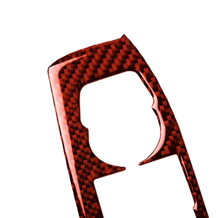 Car Carbon Fiber Window Lift Panel Decorative Sticker for Chevrolet Camaro 2017-2019, Left Drive (Red) by buy2fix