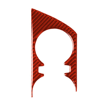 Car Carbon Fiber Water Cup Holder Panel Decorative Sticker for Chevrolet Camaro 2017-2019, Left Drive (Red) by buy2fix