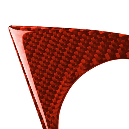 Car Carbon Fiber Water Cup Holder Panel Decorative Sticker for Chevrolet Camaro 2017-2019, Left Drive (Red) by buy2fix