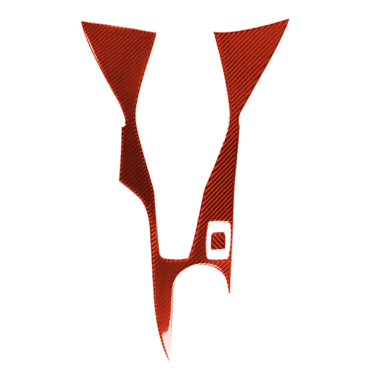 Car Carbon Fiber Center Control Gear Outside Frame Decorative Sticker for Chevrolet Camaro 2017-2019, Left Drive (Red) by buy2fix