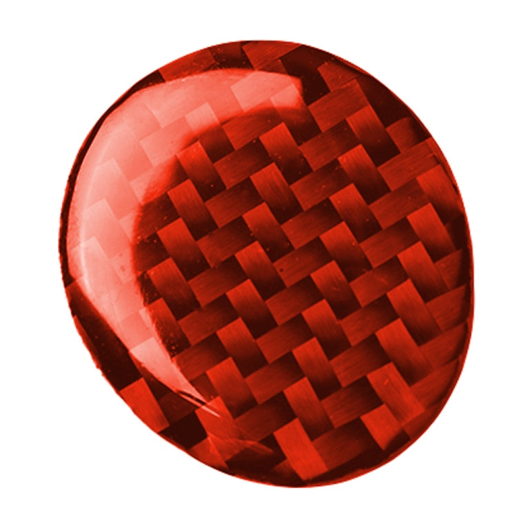 Car Carbon Fiber Gear Frame Decorative Sticker for Chevrolet Camaro 2017-2019, Left Drive (Red) by buy2fix