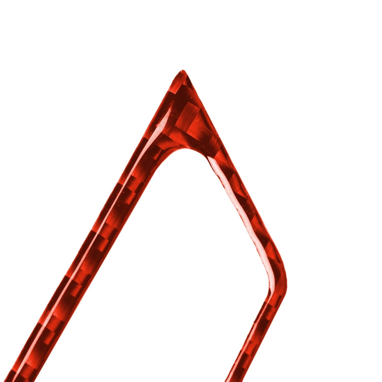 Car Carbon Fiber Warning Light Decorative Sticker for Chevrolet Camaro 2017-2019, Left and Right Drive Universal (Red) by buy2fix