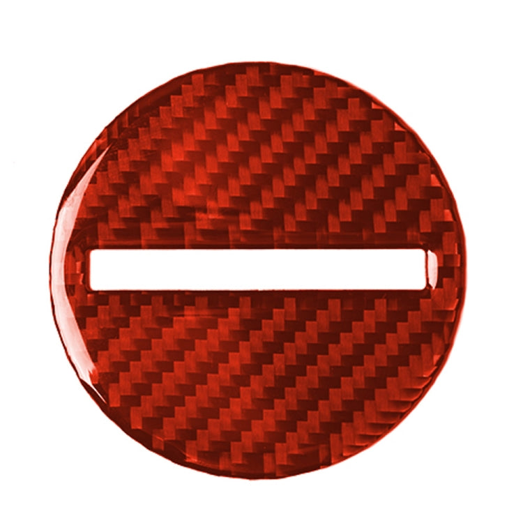 Car Carbon Fiber Steering Wheel Logo Decorative Sticker for Chevrolet Camaro 2017-2019, Left and Right Drive Universal (Red) by buy2fix
