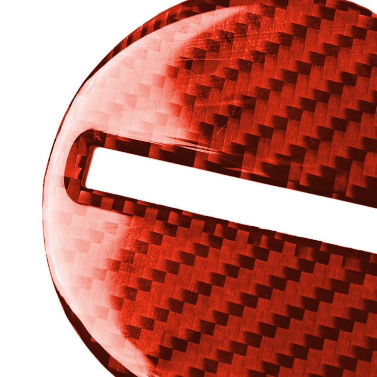 Car Carbon Fiber Steering Wheel Logo Decorative Sticker for Chevrolet Camaro 2017-2019, Left and Right Drive Universal (Red) by buy2fix