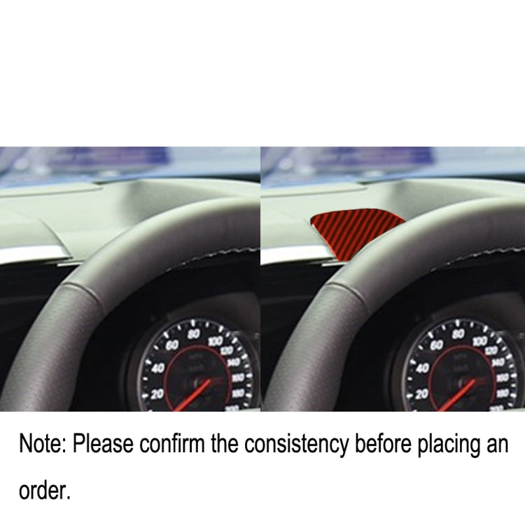 Car Carbon Fiber Dashboard Decorative Sticker for Chevrolet Camaro 2017-2019, Left and Right Drive Universal (Red) by buy2fix
