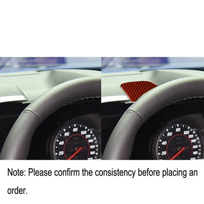 Car Carbon Fiber Dashboard Decorative Sticker for Chevrolet Camaro 2017-2019, Left and Right Drive Universal (Red) by buy2fix